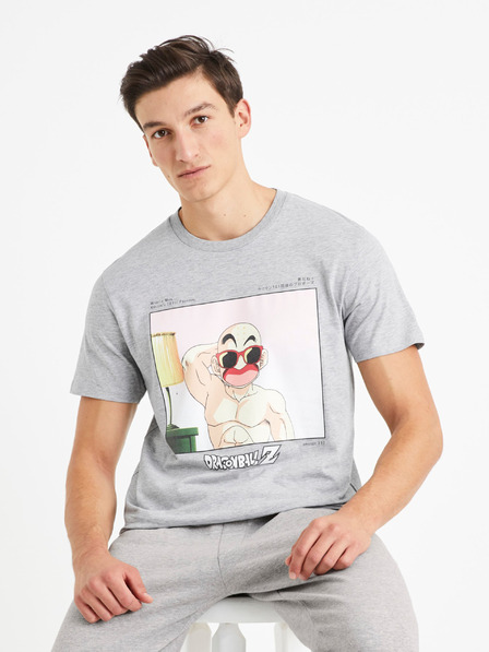 Celio Siva moška majica Celio Dragon Ball Super