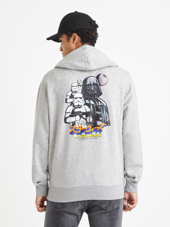 Celio Siva moška majica Celio Star Wars