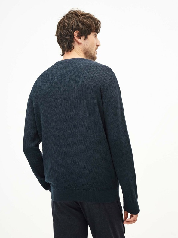 Celio Temno moder moški pulover Celio Teverti