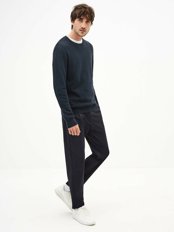 Celio Temno moder moški pulover Celio Teverti