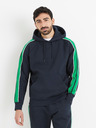 Celio Temno modra moška jopa s kapuco Celio Vebandit