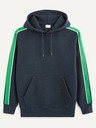 Celio Temno modra moška jopa s kapuco Celio Vebandit