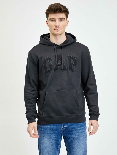 GAP Flis jopa z logotipom Gap s kapuco GAP