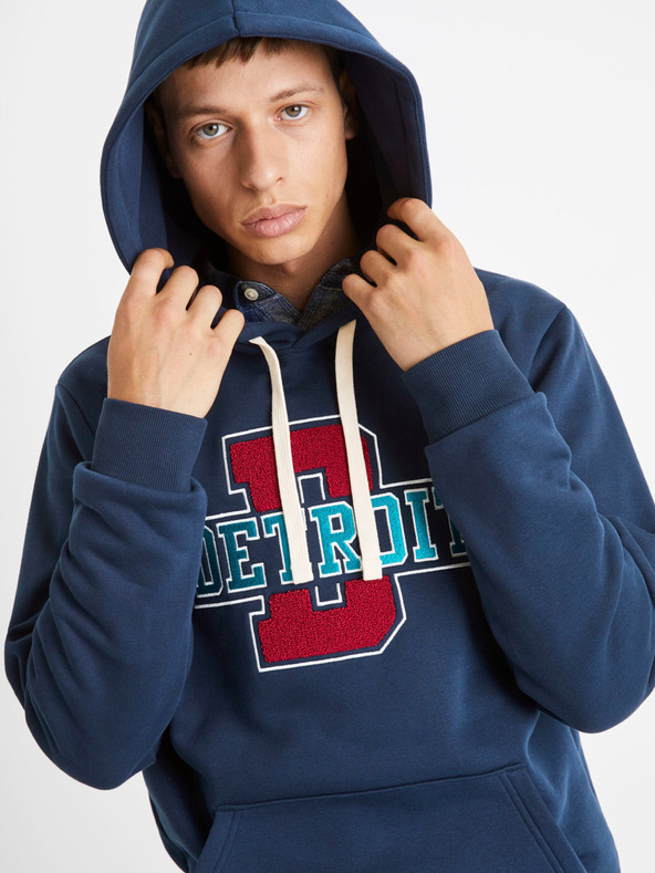 Celio Temno modra moška majica Celio Detroit