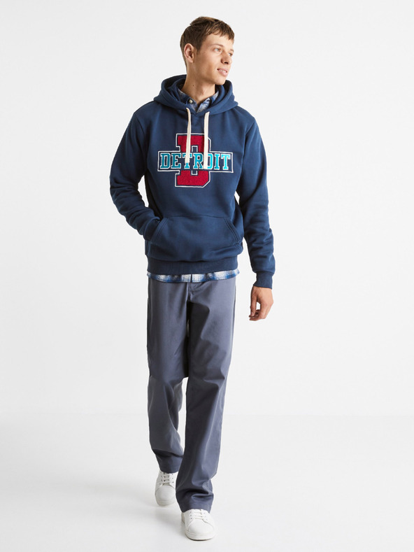 Celio Temno modra moška majica Celio Detroit