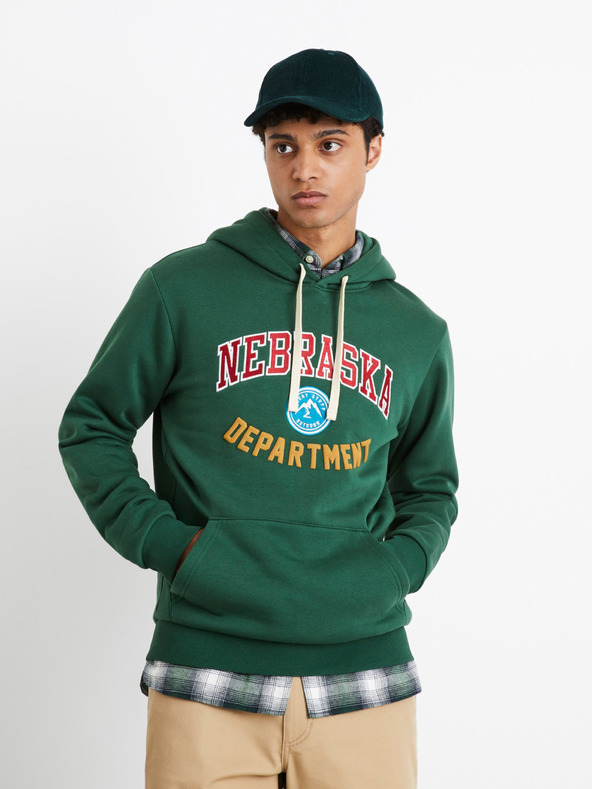 Celio Zelena moška majica Celio Nebraska Department