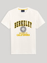Celio Rumeno-bela moška univerzitetna majica Celio Berkeley
