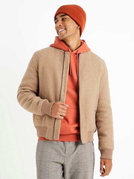 Celio Bež moški bomber Celio Cubeauty