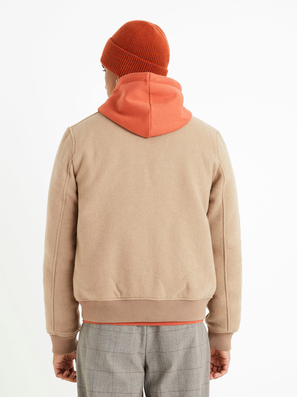 Celio Bež moški bomber Celio Cubeauty