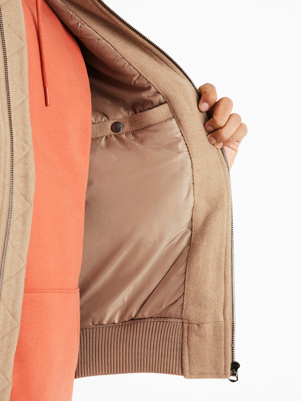 Celio Bež moški bomber Celio Cubeauty