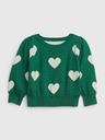 GAP Baby pulover s srčnim vzorcem GAP