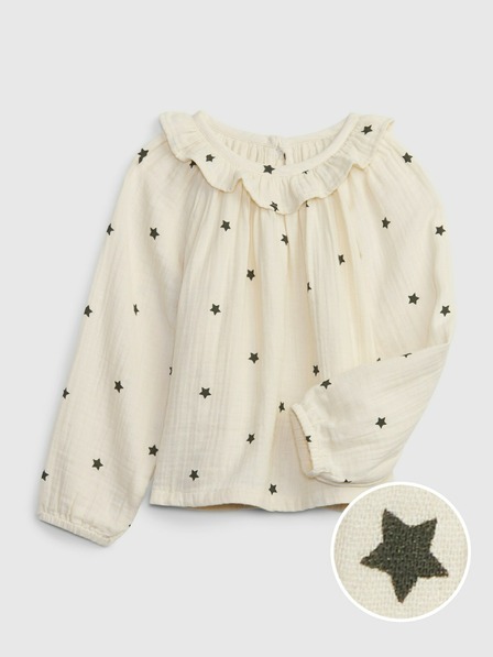 GAP Baby top z volančkom GAP