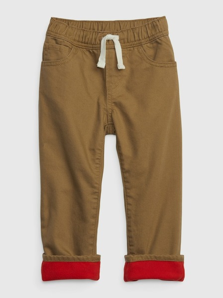 GAP Dojenčeške podložene slim džínsy GAP