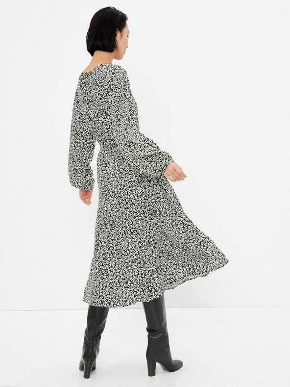 GAP Vzorčaste midi obleke Lenzing™ Ecovero™ GAP