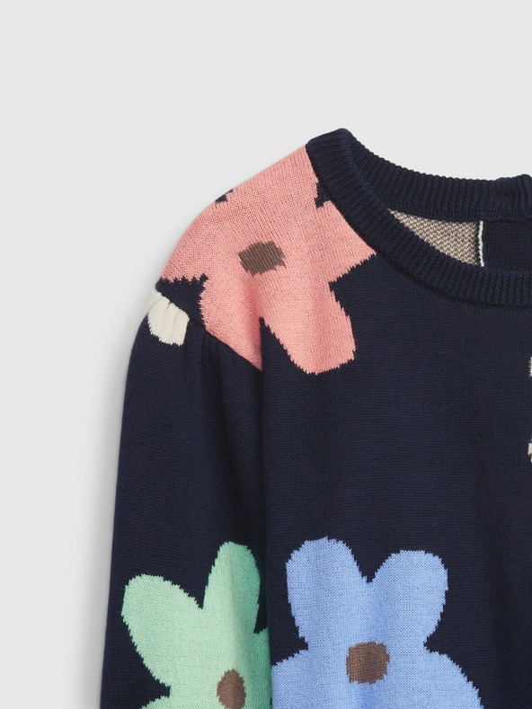 GAP Baby pulover s cvetovi GAP