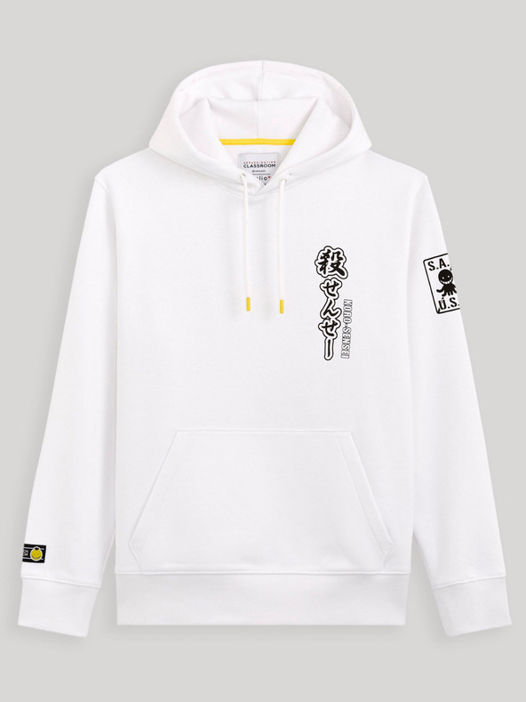 Celio Bela moška majica s potiskom Celio Assassination Classroom