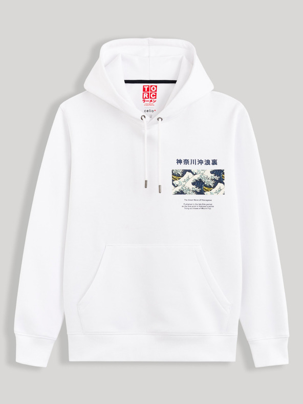 Celio Bel Celio Hokusai pulover s kapuco