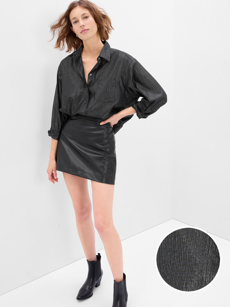 GAP Srajca z metalnim nitjem oversize GAP
