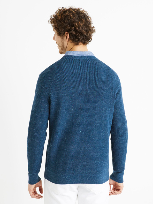 Celio Bencinski moški osnovni pulover Celio Degrain