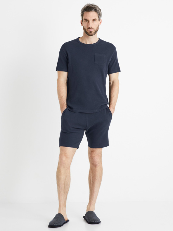 Celio Temno modra moška pižama Celio Digaufre