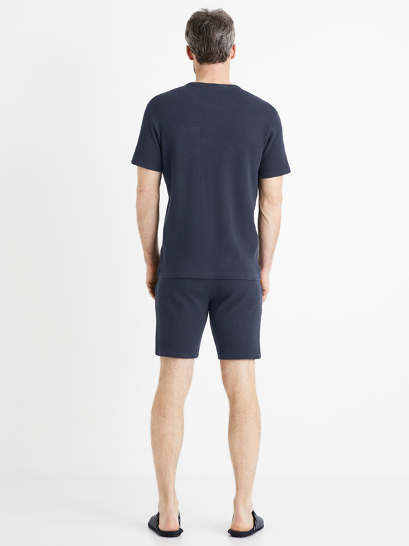 Celio Temno modra moška pižama Celio Digaufre