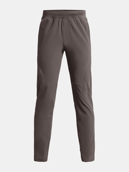 Under Armour Deške športne hlače Under Armour UA Unstoppable Tapered Pant-BRN