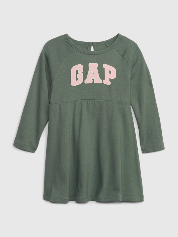 GAP Otroška obleka z logotipom GAP