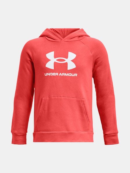 Under Armour Deški pulover Under Armour UA Rival Fleece BL Hoodie-GRY