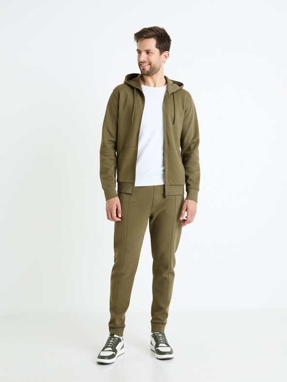 Celio Kaki moška jopa s kapuco Celio Fepiquet
