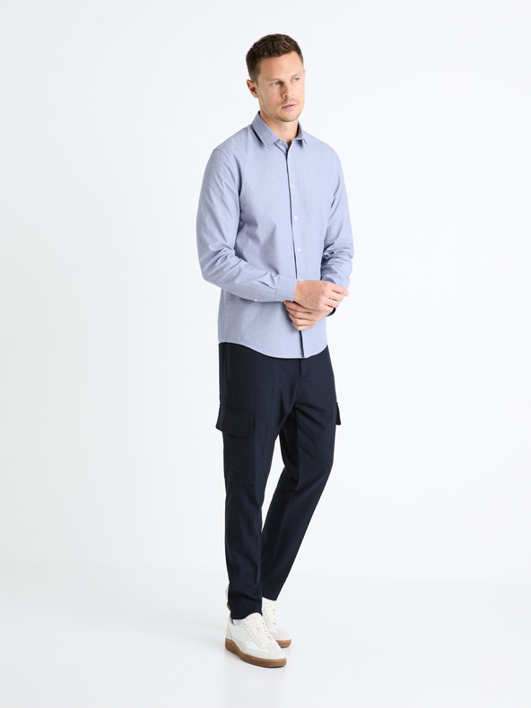 Celio Svetlo modra moška srajca Celio Fafile