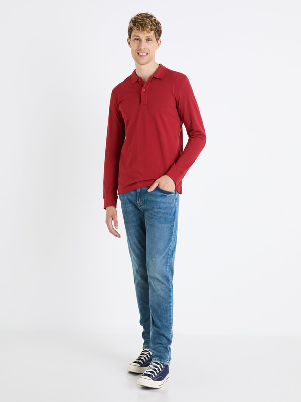 Celio Svetlomodre moške kavbojke tankega kroja Celio Foactive