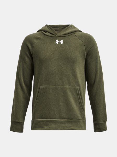 Under Armour Deški pulover Under Armour UA RIVAL FLEECE HOODIE-BLU