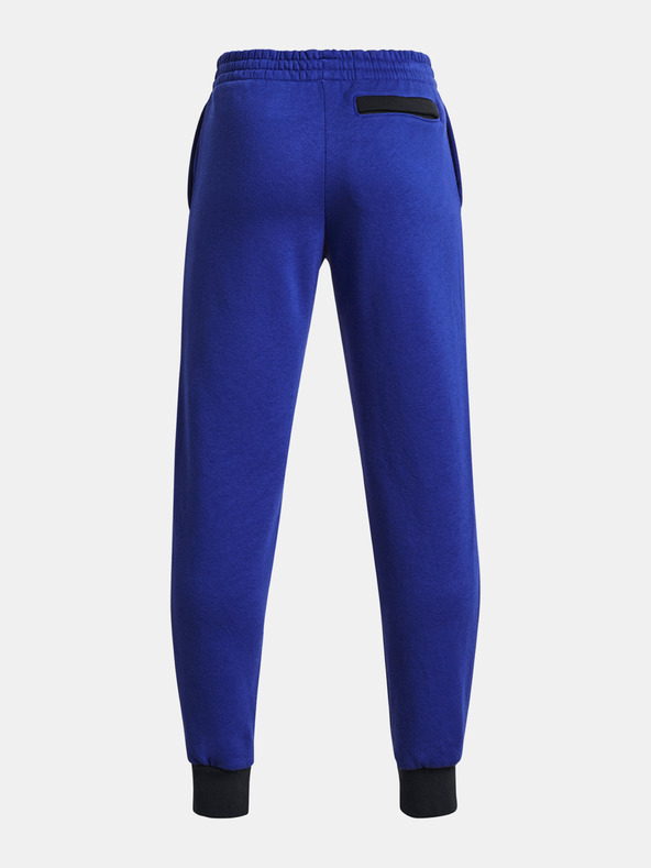 Under Armour Deške spodnji del trenirke Under Armour UA Rival Fleece Script Jgrs-BLK