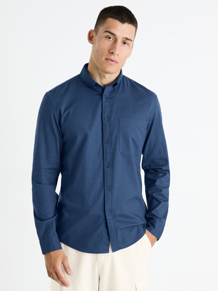 Celio Temno modra moška majica Celio Farobone2