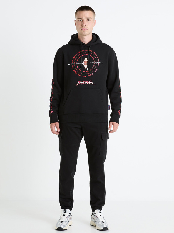 Celio Črna moška majica s kapuco Celio Fullmetal Alchemist