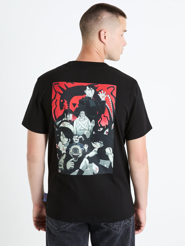 Celio Črna moška majica Celio Fullmetal Alchemist