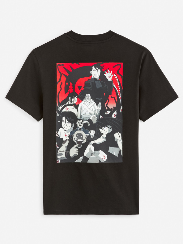 Celio Črna moška majica Celio Fullmetal Alchemist