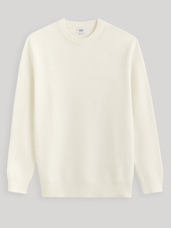 Celio Kremast moški osnovni pulover Celio Beclo