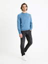 Celio Modri moški osnovni pulover Celio Febasic