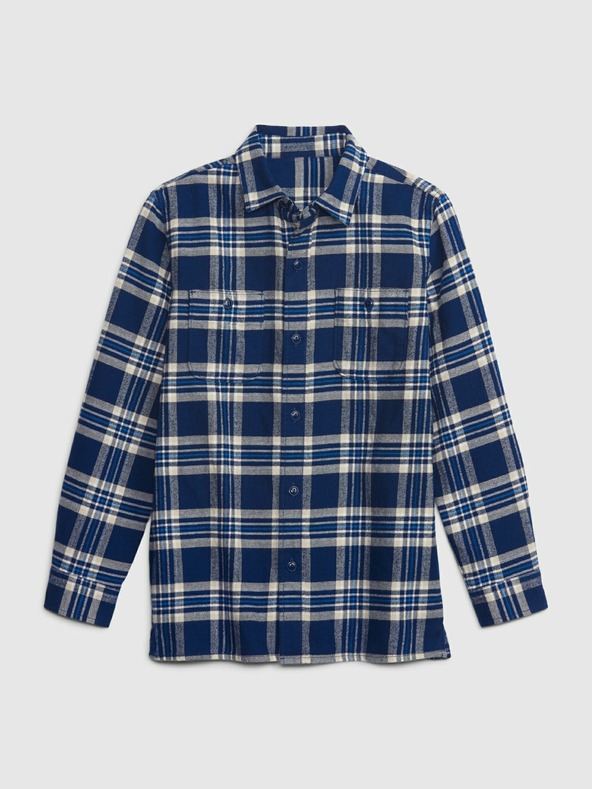 GAP Otroška flanelna majica GAP