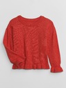 GAP Otroški pulover z volani CashSoft GAP