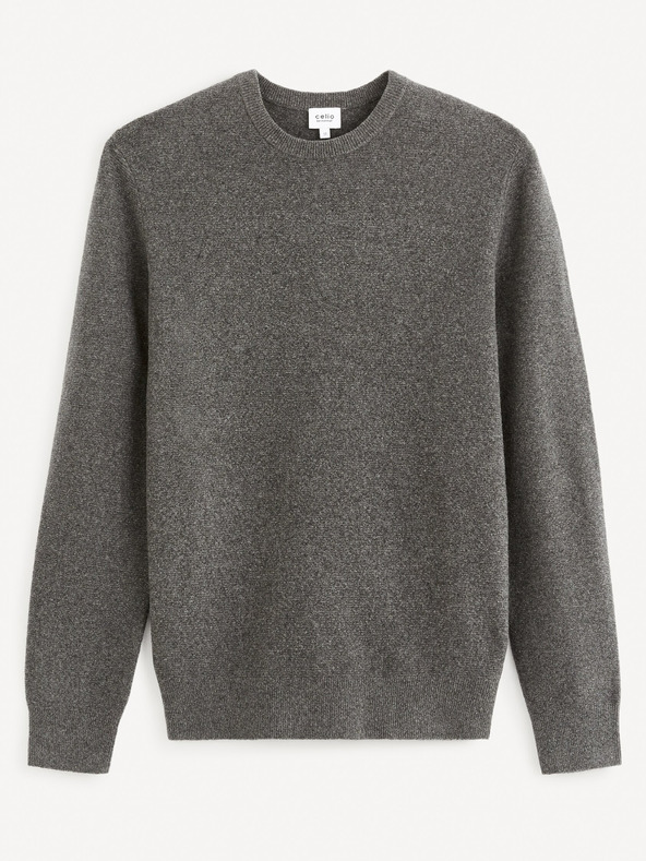 Celio Siv moški osnovni pulover Celio Felinode