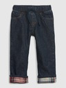 GAP Otroške termo jeans hlače ravnega kroja GAP