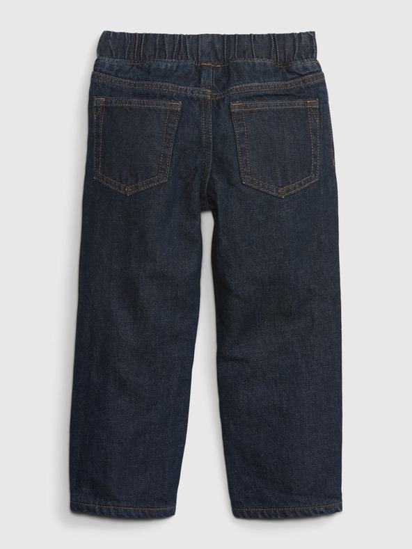 GAP Otroške termo jeans hlače ravnega kroja GAP