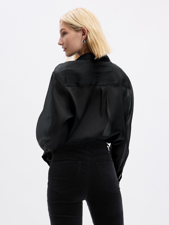 GAP Priehľadná košeľa oversize GAP