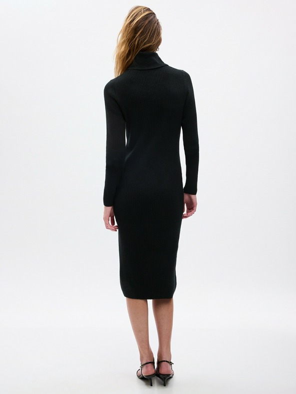 GAP Pletene midi obleke CashSoft GAP