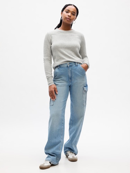 GAP Pleteni pulover CashSoft GAP