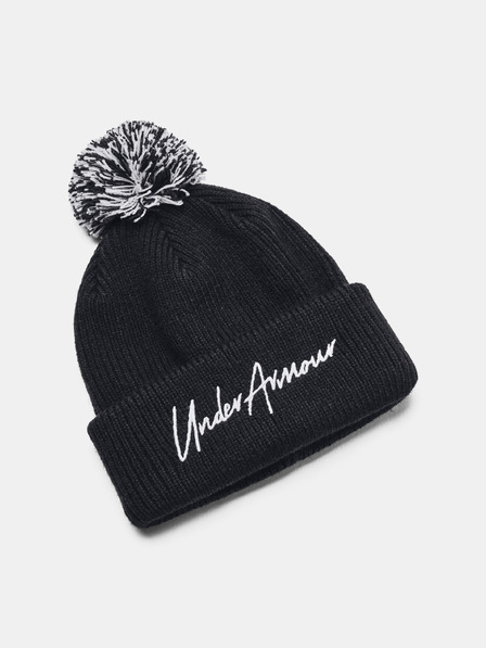Under Armour Dekliška kapa Under Armour UA Halftime Pom-WHT