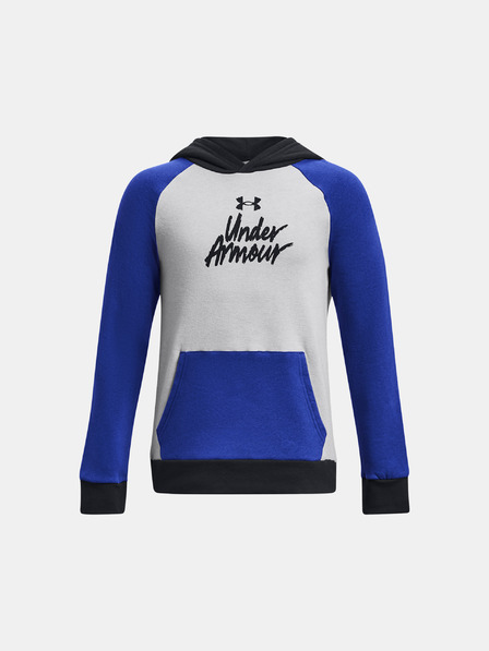 Under Armour Deški pulover Under Armour UA Rival Fleece Script CB HD-BLK