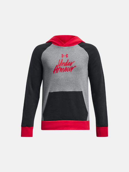 Under Armour Deški pulover Under Armour UA Rival Fleece Script CB HD-BLK